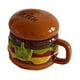 thumbnail image 2 of Taza De Café De Hamburguesa De 10 Onzas Con Tapa, Taza De Café Expreso Para Jugo, Bebida Caliente, Café Con Leche, 2 of 3