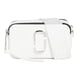 thumbnail image 1 of Cartera Marc Jacobs Womens Snapshot DTM Camera Bag WhiteSilver One Size Cowhide Leather, 1 of 2