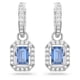 thumbnail image 2 of Pendientes Swarovski Una Octagon Azul Con Circonita Swarovski, 2 of 6