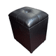 thumbnail image 3 of Pouf Baul Negro Eco Cuero 40*33*45 Rimar, 3 of 5