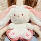 thumbnail image 5 of Almohada De Peluche De Conejo Reversible Zanahoria Fresa Conejito De Peluche Con Cierre Bonita Decoración De Conejo Para Niños Y Adultos, 5 of 5