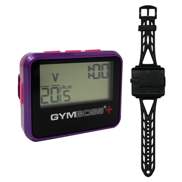 Cronómetro temporizador por intervalos Gymboss Plus con correa de reloj