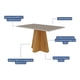 thumbnail image 5 of Comedor Patricia 130 Cm + 4 Sillas Clarice Nude Beige, 5 of 8