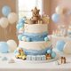 thumbnail image 4 of Adorno para pastel comfudu Oso – Set de 31 piezas para Baby Shower azul, 4 of 6