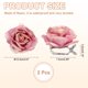 thumbnail image 2 of Uxcell Sujetadores de Cortina con Flor de Rosa, 2 Piezas de Clips de Cortina Florales Artificiales, Hebillas Modernas para Sujetar Cortinas, Clips Decorativos para Ventanas, Degradado Púrpura, 2 of 6