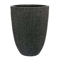 Vadell - Macetero Ovalado Alto 44 X 44 X 57,5 Cm Neg