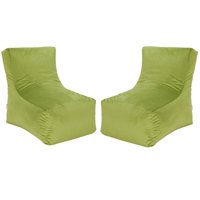 Bodevir - Set Pouf Tatto 1C Felpa Pistacho