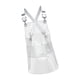 thumbnail image 3 of Delantal Transparente BBQ Chef Delantal Jardinería Asar A La Parrilla Delantal Para Hornear Pintura Delantal Blanco, 3 of 5