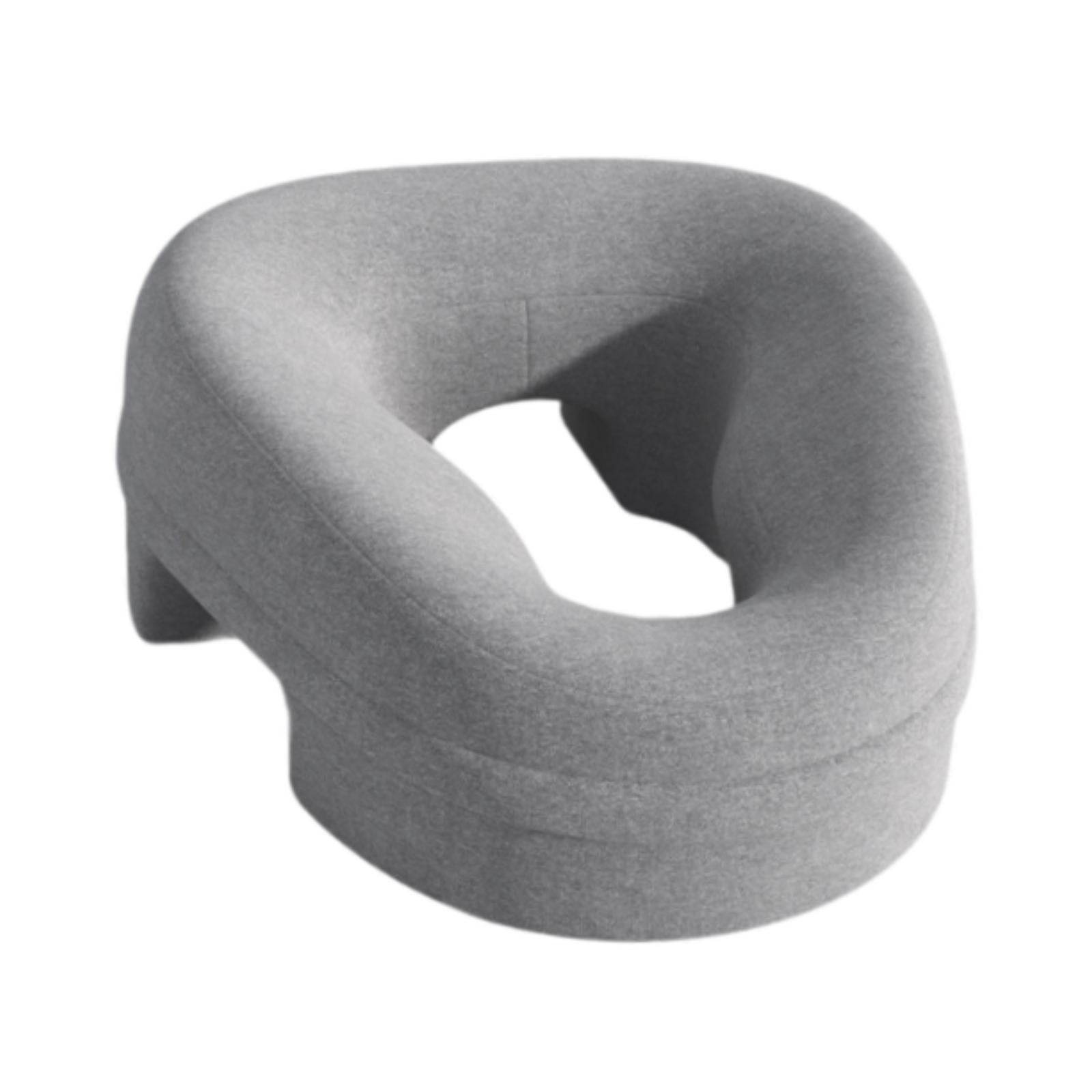 Magideal - Almohada De Boca Abajo, Almohada Para Dormir, Funda Extraíble, Espuma Viscoelástica Versátil, Almohadilla De Apoyo Para Salón De Belleza En Gris Claro Y Cara