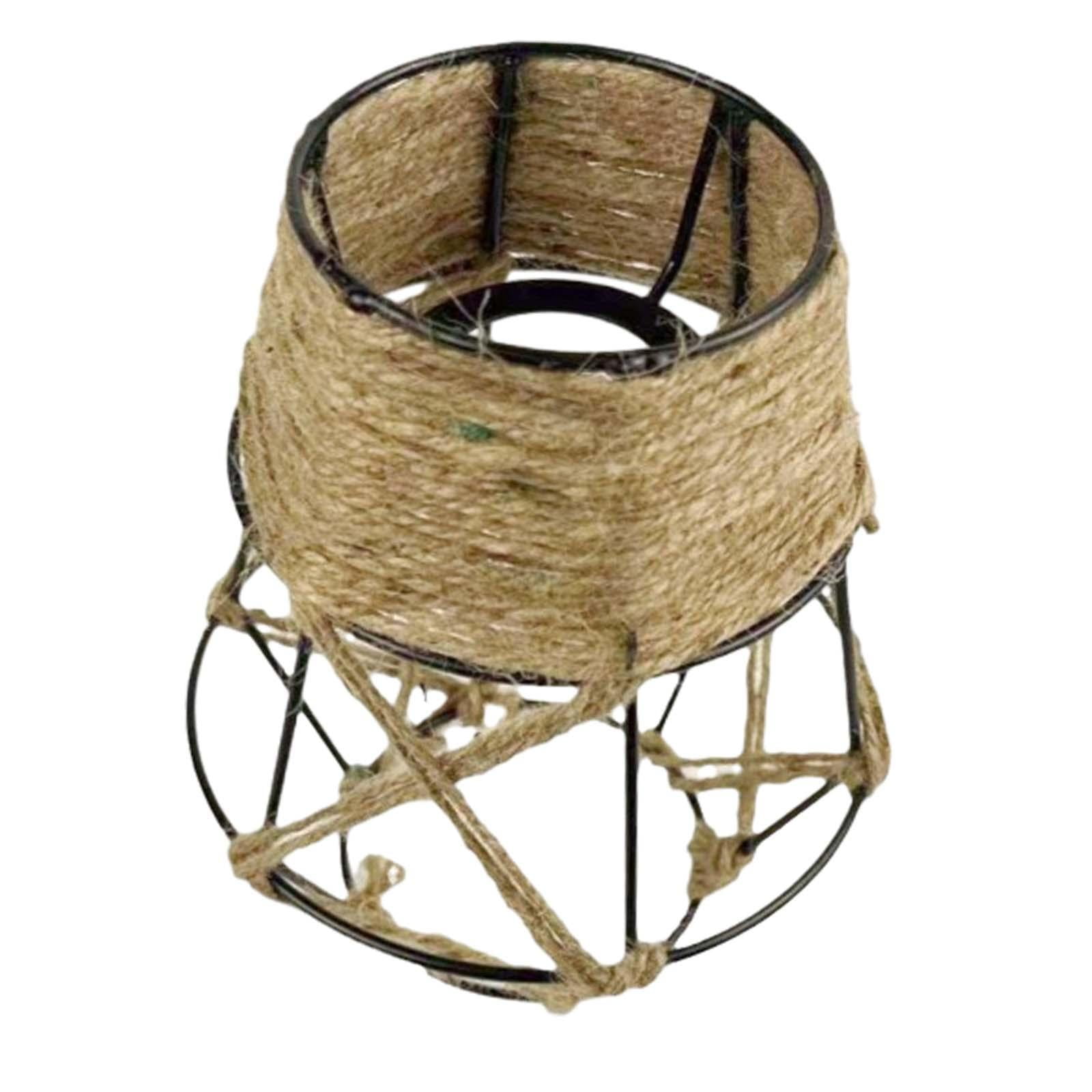 Magideal - Pantalla De Cuerda Tejida Lámpara De Techo Cubierta De Lámpara Decoración Lámpara Colgante Para El Hogar Pantalla Para Sala De Estar Linterna Luces Co