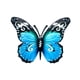 thumbnail image 4 of Escultura De Mariposa Antióxido De Arte De Pared De Metal Para Yard Cafe Anniversary Blue, 4 of 5