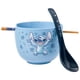 thumbnail image 1 of Cuenco de arroz con fideos ramen de cerámica, plateado, diseño de Buffalo Disney, 1 of 4
