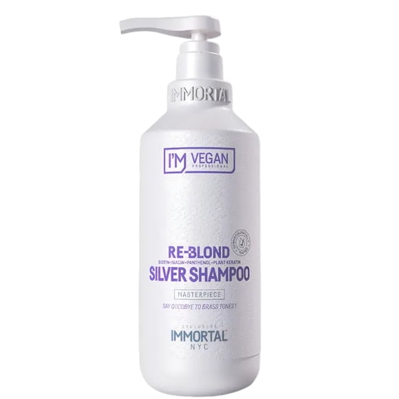 Re-bond Shampoo Silver Vegan Immortal 500 Ml