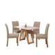 thumbnail image 1 of Comedor Carol 130 Cm + 4 Sillas Juliana Beige, 1 of 8