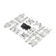 thumbnail image 3 of Piezas De Metal Actualizadas De Automóvil RC Parte De Automóvil RC Para Q130A C8805 1:16 RC Car DIY ACCS Argent, 3 of 5