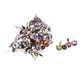 thumbnail image 3 of 50 piezas de colores surtidos de metal Rhinestone cabeza Brads sujetadores de papel 7 mm, 3 of 5