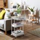 thumbnail image 3 of Carrito Utility Rodante Simple Houseware de 3 Niveles con Cajón y Parte Superior, 3 of 8