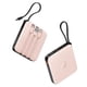 thumbnail image 1 of Mini cargador portátil Power Bank VRURC de 10000 mAh, color rosa, 1 of 8