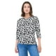 thumbnail image 1 of Polera Mujer Algodón Print Animal Gris Corona, 1 of 5