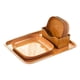 thumbnail image 2 of Plato Cuadrado De Grano De Madera Para Cocina, Platos Para Servir Frutas, Para Dulces, Pasteles, Galletas, 8 Uds., 2 of 3