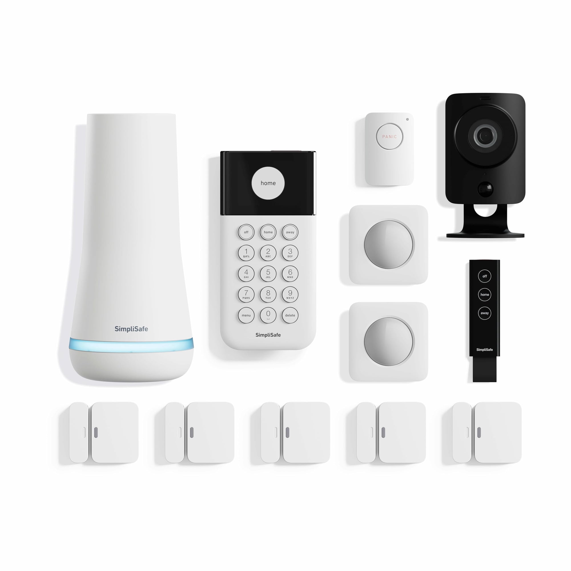 Sistema Inalámbrico De Seguridad Para El Hogar Simplisafe De 12 Piezas Con Cámara Hd