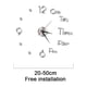 thumbnail image 2 of Reloj de pared DIY con espejo silencioso, reloj de pared, adornos para sala de estar, hogar y oficina., 2 of 5