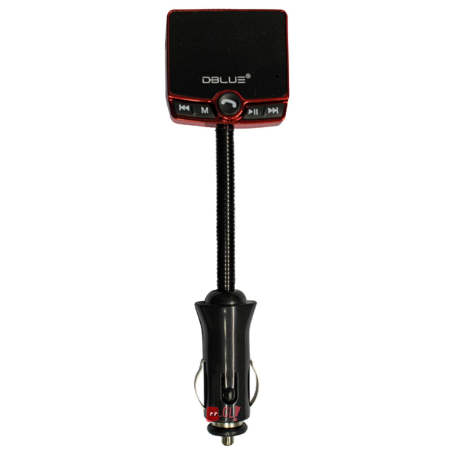 Dblue - Transmisor Fm Bluetooth Auto Rojo - Ps