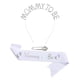thumbnail image 3 of Mommy To Be Sash Set Decoración De Fiesta Para Baby Shower Niño Niña Revelación De Género Blanco Plata, 3 of 5