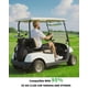 thumbnail image 5 of Espejo retrovisor LEETOTOP universal para carrito de golf, 16,5 cm de ancho, 5 of 7