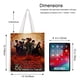 thumbnail image 5 of Dungeons and DragonsBolso de tela con estampado de lienzo para mujer, bolsa de compras reutilizable y estética, con cremallera interior, regalo para mujer,40*45cm., 5 of 6