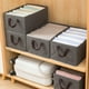 thumbnail image 5 of Pack 3 Cestas Organizadora Almacenamiento De Ropa Hogar, 5 of 5