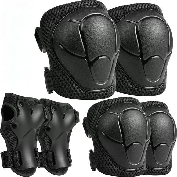 Equipo de protección DARME 3‑8 años negro 3‑en‑1