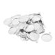 thumbnail image 4 of Bandejas De Ajuste De Base Cabujón En Blanco Colgante Fabricación De Joyas De Bricolaje Plata Blanco, 4 of 5