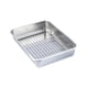 thumbnail image 4 of Bandeja Para Hornear De Acero Inoxidable, Bandeja Para Horno Y Rejilla De Enfriamiento Para Asar Verduras, 36x27x7cm, 4 of 5