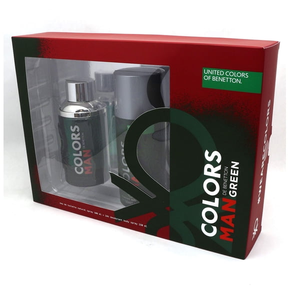 Set de fragancias United Colors of Benetton Colors Man Green 100 ml EDT y desodorante 150 ml