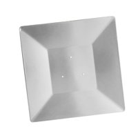 Ioensy - Escudo Reflector De Calentador De 4 Lados Para Exteriores, Parte Superior Para Tubo De Vidrio, Calentadores Exteriores, Distancia Del Orificio De 11Cm