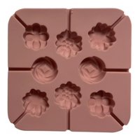 Genérico - Molde Silicona Moldes De Cakepop Molde Para Paletas Flores