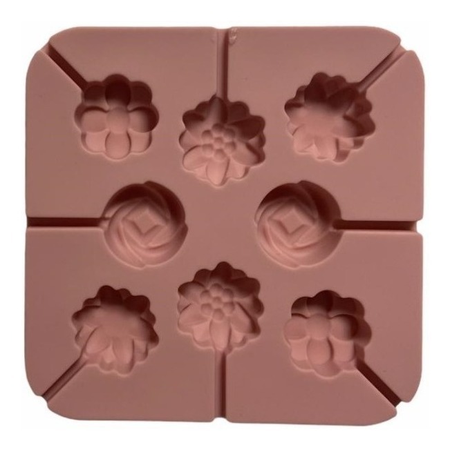 Genérico - Molde Silicona Moldes De Cakepop Molde Para Paletas Flores
