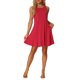 thumbnail image 1 of INSPIRE CHIC Vestido de Dormir sin Mangas para Mujer de Mezcla de Algodón Transpirable con Bolsillos Ropa de Casa Ligera XL Rojo, 1 of 6