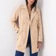 thumbnail image 2 of Abrigo Trench Mujer Cotelé Con Botones, 2 of 10