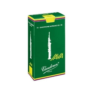 Vandoren - Cajas De Cañas Saxo Soprano Java Nº2.5 Sr3025