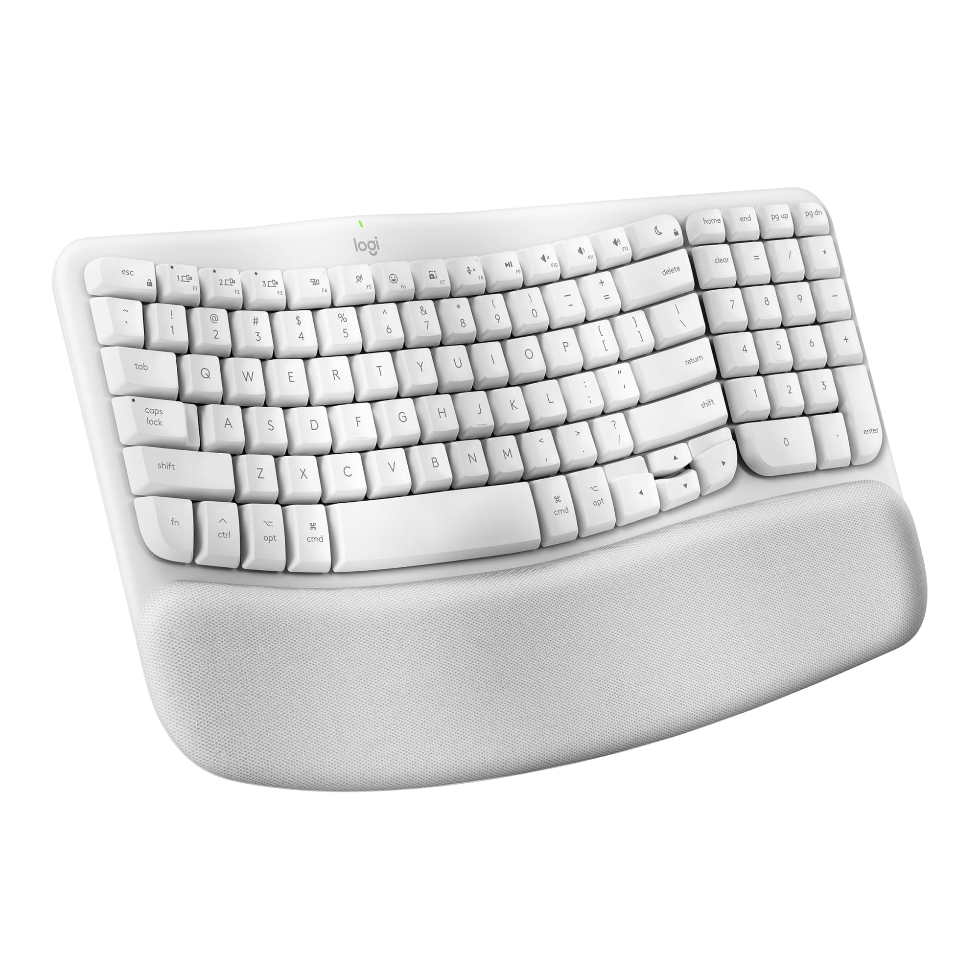 Teclado Ergonómico Inalámbrico Logitech Wave Keys Para Mac