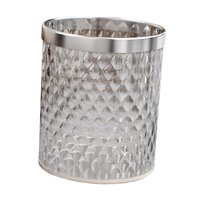 Bothyi - Elegante Papel De Basura De La Basura Del Lavado De Lavabo En La Papelera De Basura 16 L Para La Cocina De La Oficina De La Oficina Plateado