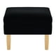 thumbnail image 2 of Set Pouf Sky 1c Felpa 05 Negro, 2 of 4