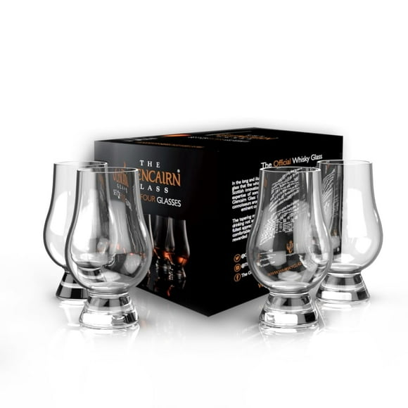 Set de regalo GLENCAIRN de vaso de whisky, paquete de 4 en 4