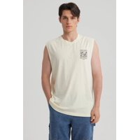 Fashionspark - Polera Hombre Doble Print Beige - Lll