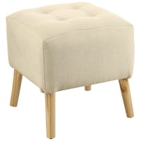 Máxima Design - Pouf Alemania Crudo Amalfi 42X42X43 Cm