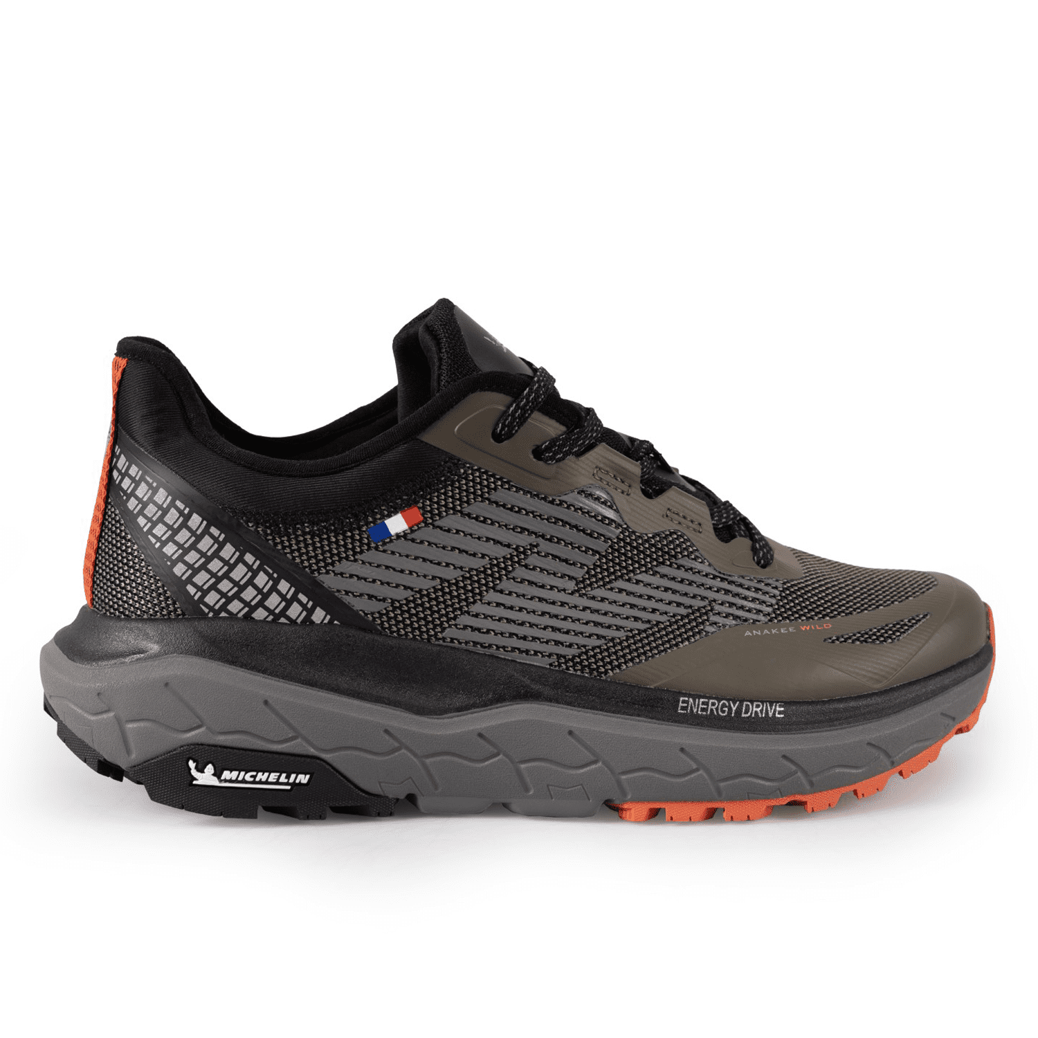 Michelin Footwear - Zapatilla Trail Running Hombre Color Khaki Y Negro Michelin Aw05