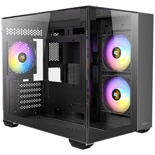 Gabinete Gamer Antec CX600M Trio ARGB Mini Tower, Micro-ATX, 3 Ventiladores ARGB, Vidrio Templado