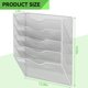 thumbnail image 3 of Organizador de pared GDINDINFAN 32x13x10 cm 5 compartimentos plateado, 3 of 7
